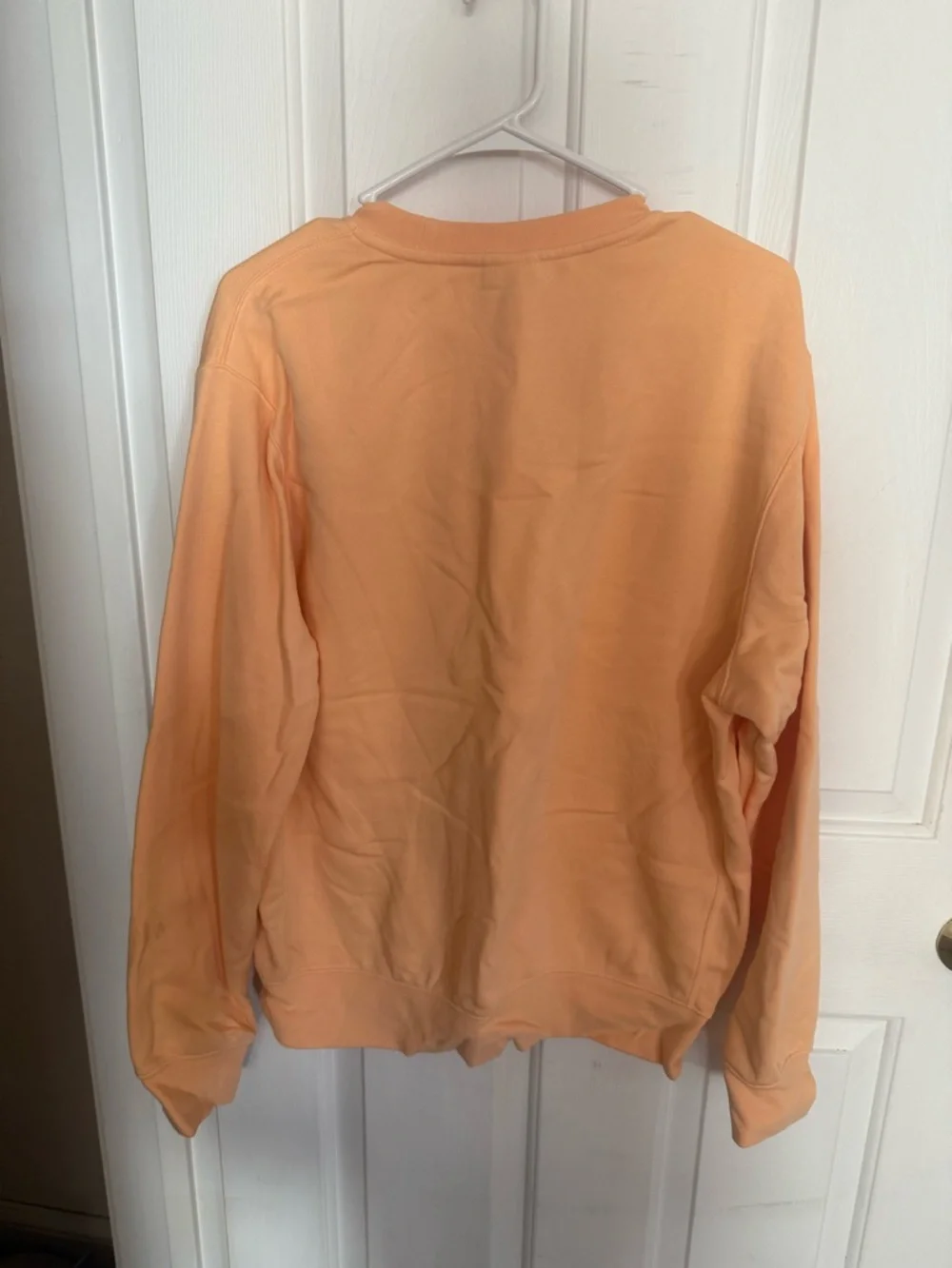 Nike Men's Crewneck Sweatshirt - Peach Orange